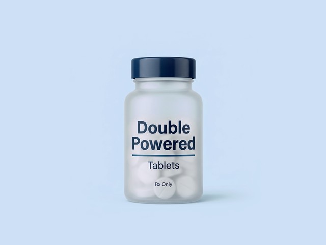 Double Powered pill bottle